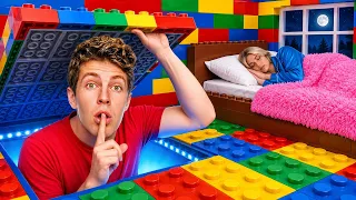 I Built a SECRET Room In a Lego House!