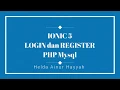IONIC 5 - Login dan Register PHP Mysql