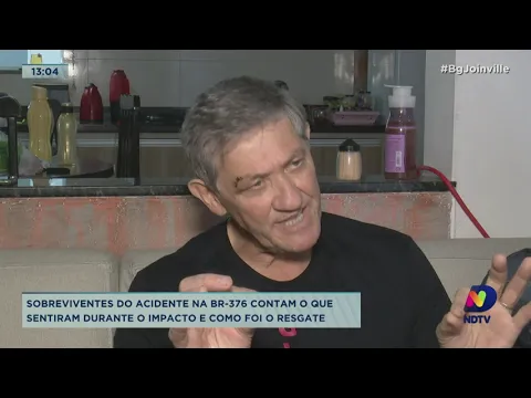 Sobreviventes do acidente na BR-376 contam o que sentiram durante o impacto e como foi o resgate