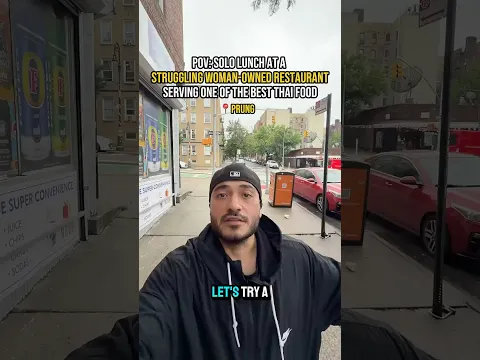 POV: Solo lunch at a struggling woman owned restaurant