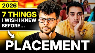 7 Things you Must Do Before Placements | 2026