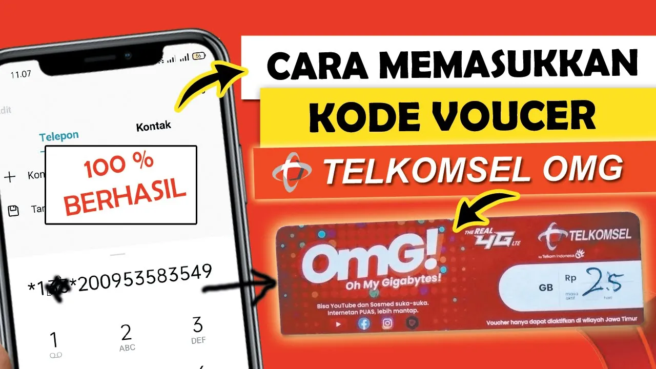 Cara memasukkan kode voucher telkomsel di shopee