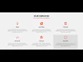 Responsive Our Services Section Design for Website using HTML CSS