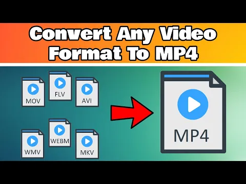 Download MP3 How To Convert Any Video Format To MP4