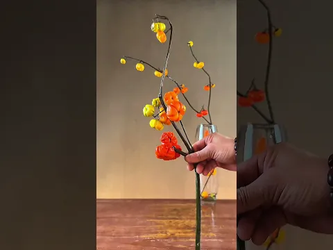 不是花中偏爱菊，此花开尽更无花。#diy #中式插花#东方美学 #龚先生插花#中式插花教程