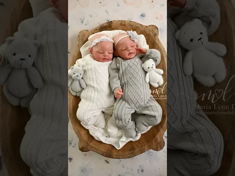 TWINS!! Silicone Cuddle Reborn Baby Danielle #reborn #twins #rebornbaby #siliconebaby