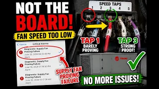 New Trane Unit Supply Fan Proving Failure Solved