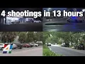 4 shootings across Jacksonville in just over 12 hours