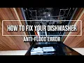 How to fix your dishwasher Quick and easy repair Overflow error Cleaning the sensors