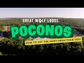 FULL TOUR TIPS Great Wolf Lodge Poconos - Indoor Water Park Rooms Restaurants Activities