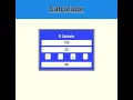 Calculator App Javascript Bootstrap Addition subtraction multiplty div Source code 2020