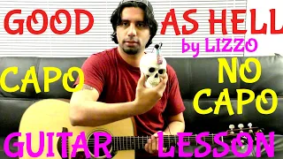 Download Lizzo Good as Hell Guitar Lesson (Easy Acoustic Guitar Lesson) With and Without CAPO MP3