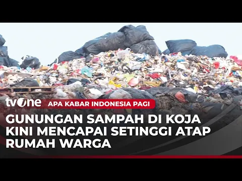 Melihat Kondisi Terkini Gunungan Sampah di Tugu Selatan Koja Melebihi Atap Rumah