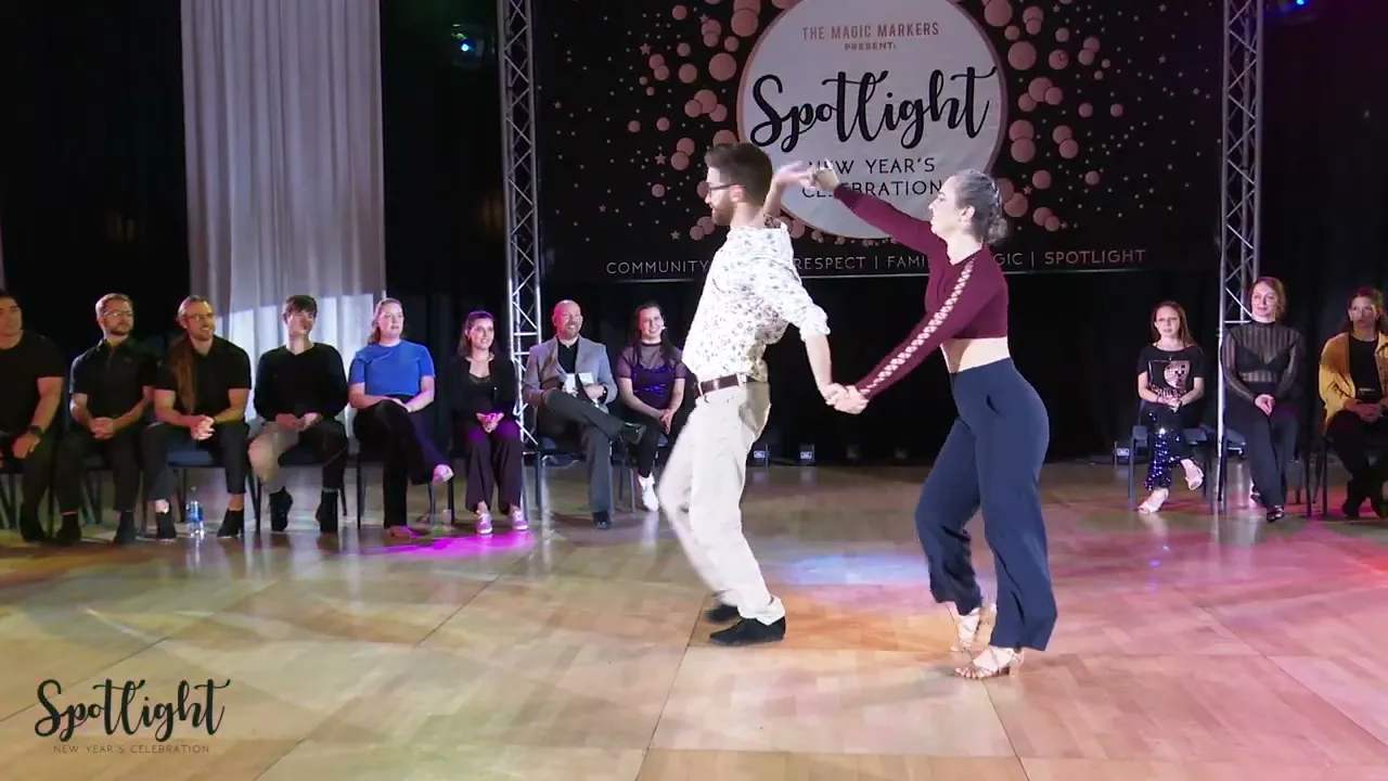 Spotlight New Year's Celebration 2023 Novice Jack & Jill - Seth Rogers & Megan Saxton