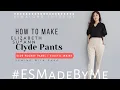 Series Clyde Pants from Elizabeth Suzann Sew Along Tutorial - Sewing Therapy