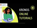 Kronos Training Kronos Fundamentals Kronos Training and Certification Kronos CloudFoundation