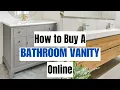 How to Buy a Bathroom Vanity Online Modern Bathroom Vanity Designs