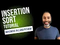 Insertion Sort Coding Tutorials by Umar Khan
