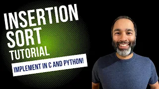 Insertion Sort Coding Tutorials by Umar Khan
