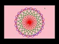 Python Turtle Revolving Hexagon with Colors