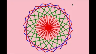 Python Turtle Revolving Hexagon with Colors