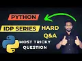 Python IDP Exam Question Answer How Pass test Python Tutorial Alphabates logic
