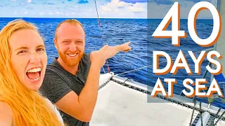 THIS CAN’T BE REAL! | Land after 40 days of NON-STOP SAILING! [Ep91 RED SEAS]