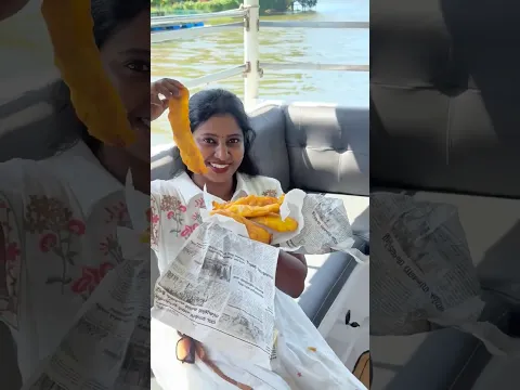 Boat trip-ல இப்படி ஒரு Fun-ஆ?😱pazhampori&fish fry-செம்ம கொண்டாட்டம்💃🏻|#rubistyle #monivlog #trip