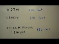 Optimization Problem Using Derivatives two compartment pen next to a river