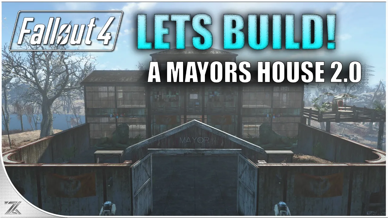 Fallout 4 Contraptions - Lets Build a Mayors House 2.0 | The Sanctuary