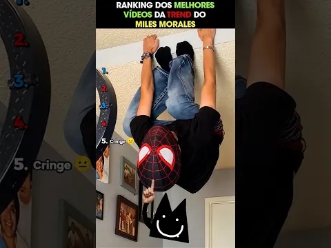 RANKING DOS MELHORES VÍDEOS DA TREND DO MILES MORALES (PARTE 3)