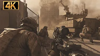 US Marines Attack Rammaza Hospital US-Al Qatala War Call of Duty Modern Warfare 4K PS5