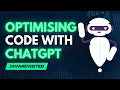 Using ChatGPT to Optimising Code
