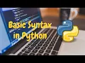 4 Basic Syntax in Python Python Tutorial
