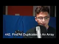 442 Find All Duplicates in an Array - Object Frequency Javascript solution