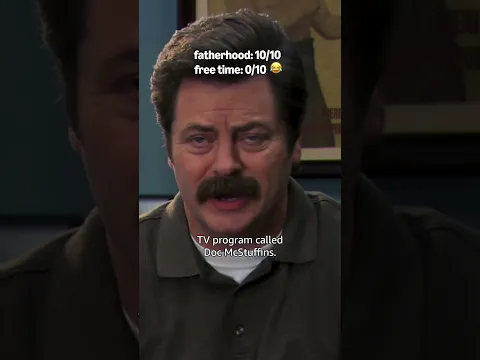 No one said it would be easy 😂 #FathersDay #ParksAndRecreation