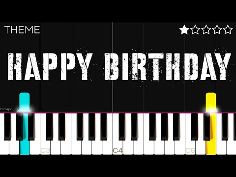 Download MP3 Happy Birthday To You | EASY Piano Tutorial