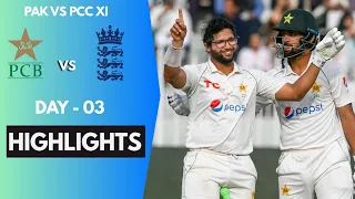 Pakistan vs PCC XI Highlights Day-3 Warm-Up Match 2026 PAK vs PCC