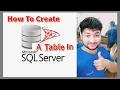 SQL Tutorial How To Create Table In SQL Create Table Statement Create Table in SQL Hindi