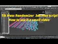 Tik mass randomizer 3ds max