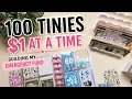 100 Tinies 1 at a Time Building My Emergency Fund One Dollar at a Time