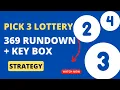 Pick 3 Lottery 369 Rundown and Key Box Strategy Plus Hot Pick Numbers New York