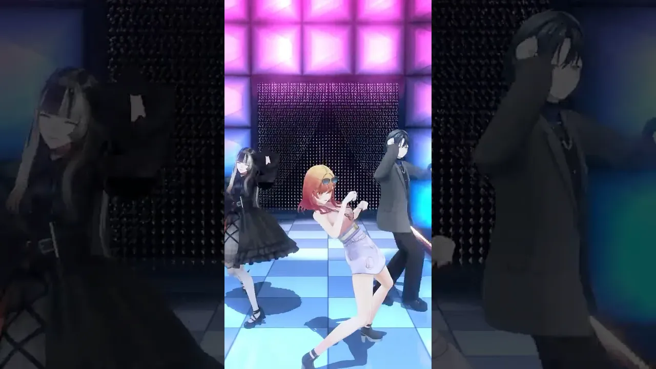 【踊ってみた…？】らでん、青くんと！ 翌日筋肉痛で身体が死んだ #踊ってない夜を知らない #オドループ  #shorts【一条莉々華 火威青  儒烏風亭らでん/#hololive #ReGLOSS】