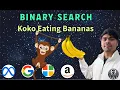 LeetCode 875 Koko Eating Bananas Binary Search on Answer Python AlgoYogi