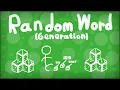 How To Make Randomly Generated Words In Unity