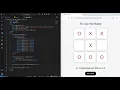 Tic Tac Toe Game Using HTML CSS JavaScript Step-by-Step Tutorial for Beginners 2025