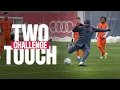 Coach Kompany puts on a show Two Touch Shootout Challenge