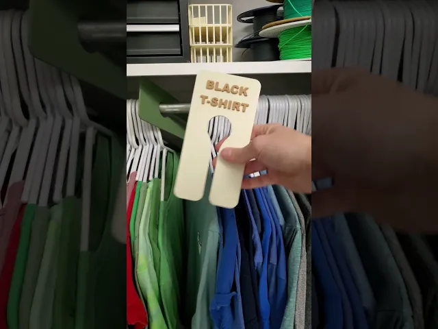 Closet Hanger Divider — Color-Code Your Clothing Sections video thumbnail