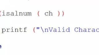 106 isalnum function in C Programming Hindi