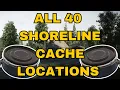 All 40 Cache Locations on Shoreline GUIDE Escape From Tarkov